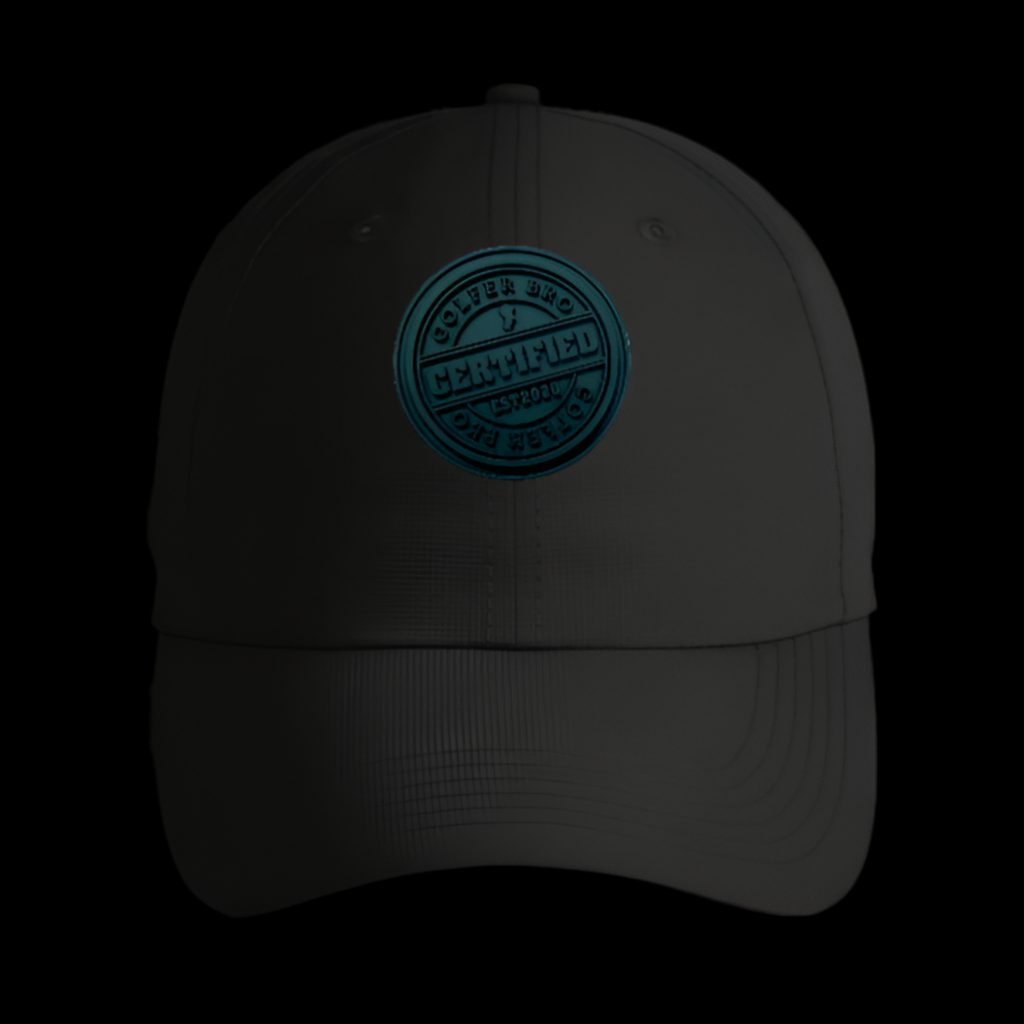 Golfer Bro Certified Curved Bill Fitted (BLACK)