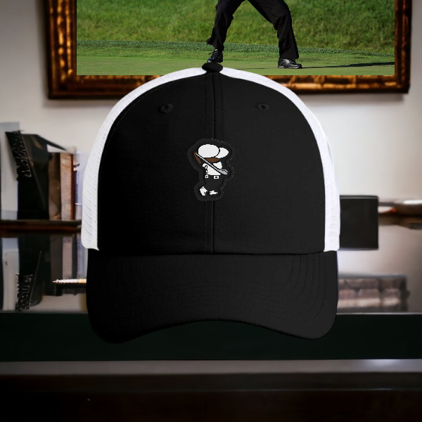 Golfer Bro (PVC Logo) Low Profile Performance Mesh Cap
