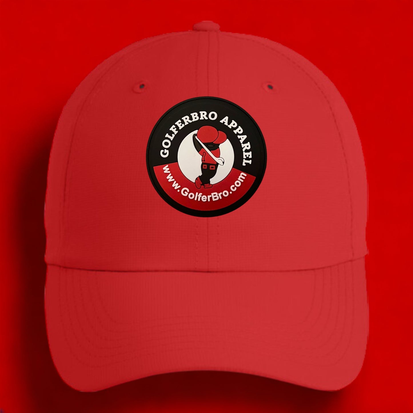 Golfer Bro (PVC Patch) Unstructured Low Profile Performance Cap