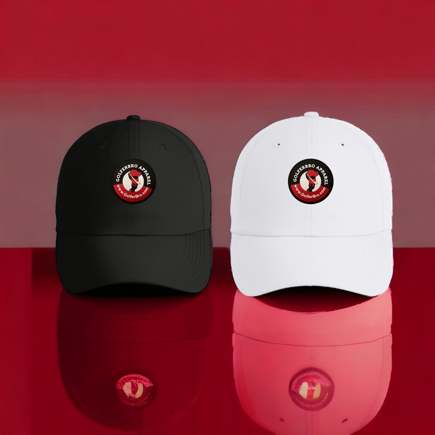 Golfer Bro (PVC Patch) Unstructured Low Profile Performance Cap