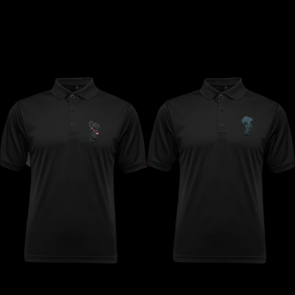 Golfer Bro Youth 4.5oz Performance Polo (BLACK)