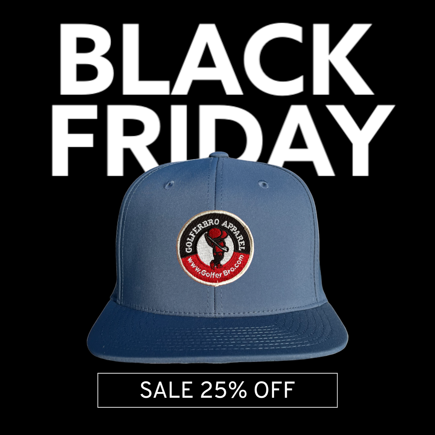 Golfer Bro Sweat and Water Resistant Performance Caps