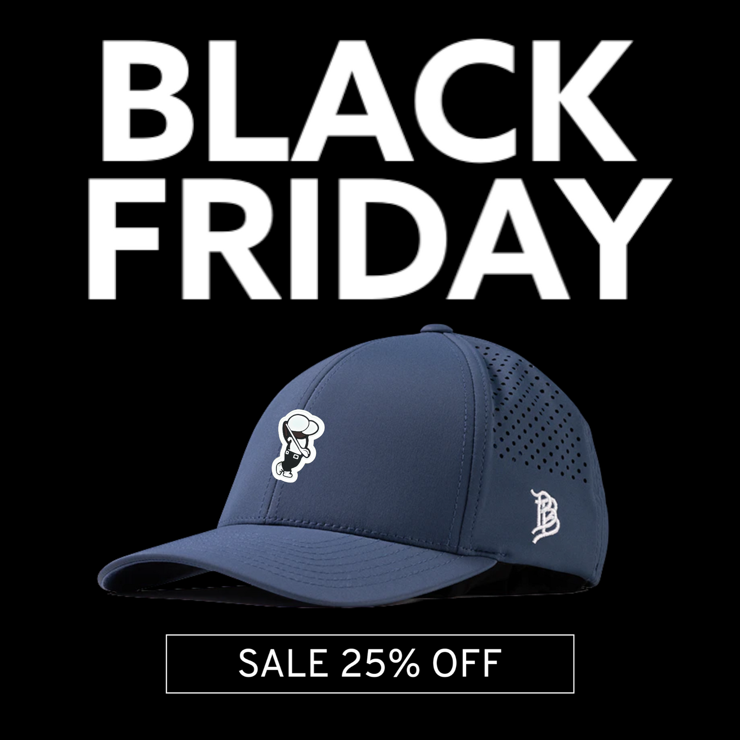 Golfer Bro Sweat and Water Resistant Performance Caps