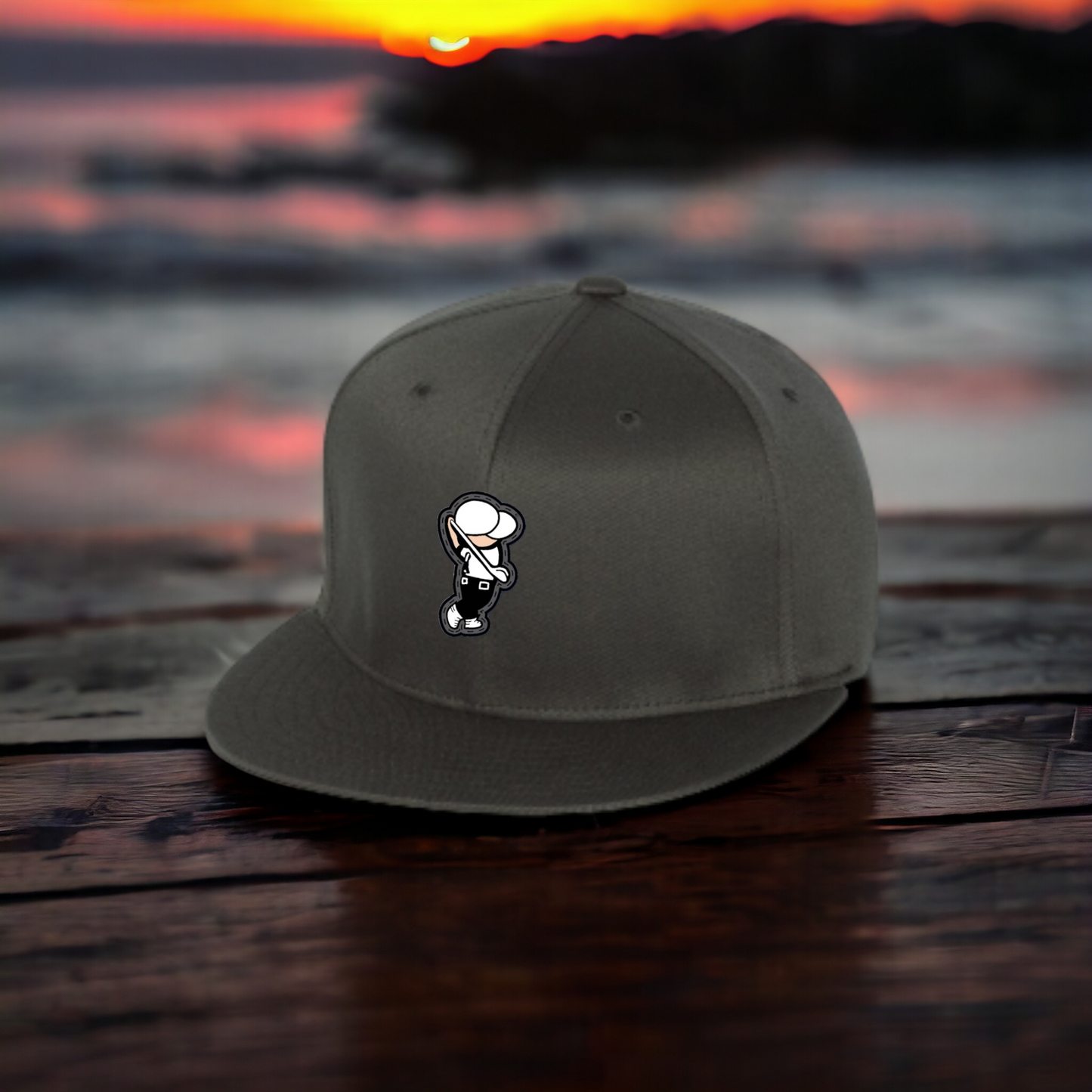 Golfer Bro (El Golf Playa) Flat Bill Fitted