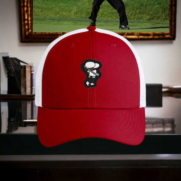Golfer Bro (PVC Logo) Low Profile Performance Mesh Cap