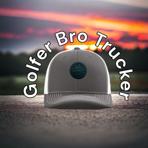 Golfer Bro Trucker (Black)