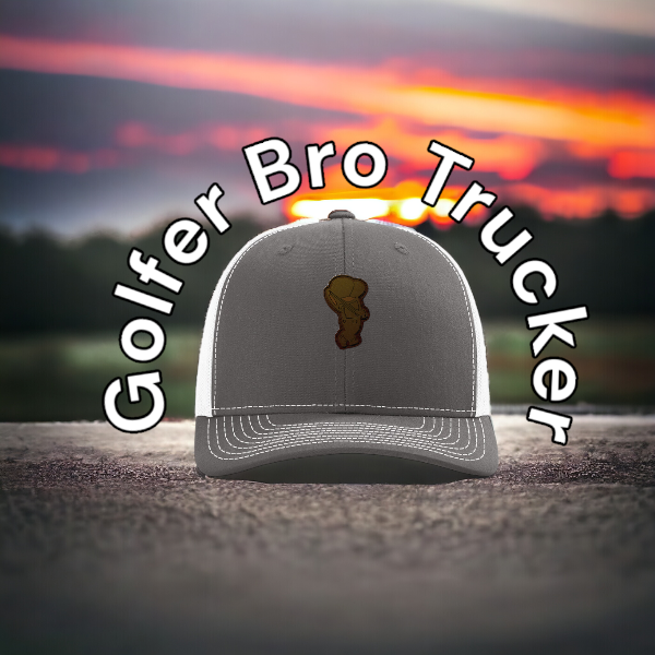 Golfer Bro Trucker (Black)