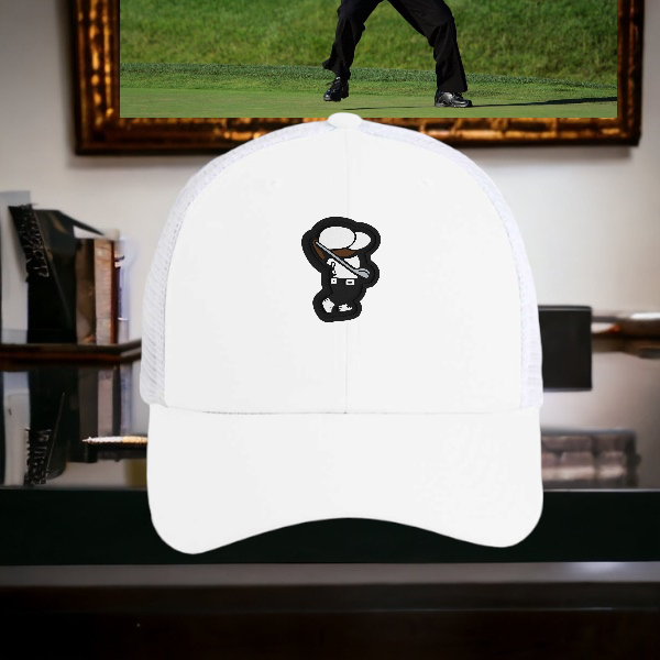 Golfer Bro (PVC Logo) Low Profile Performance Mesh Cap
