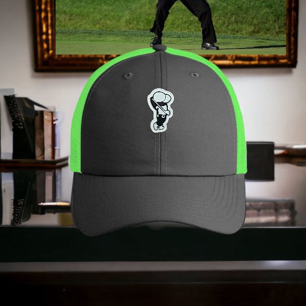 Golfer Bro (PVC Logo) Low Profile Performance Mesh Cap