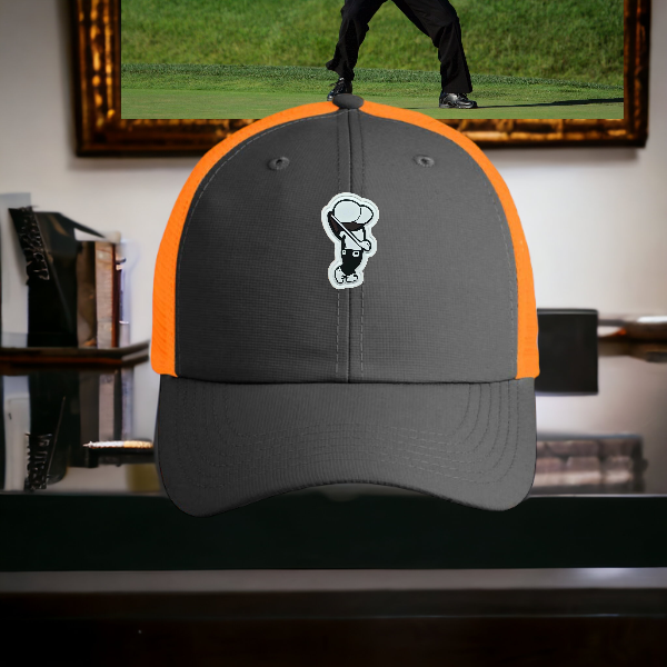 Golfer Bro (PVC Logo) Low Profile Performance Mesh Cap