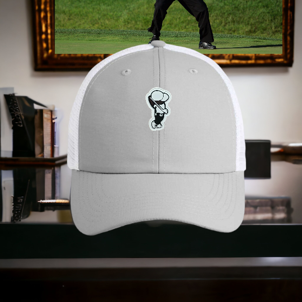 Golfer Bro (PVC Logo) Low Profile Performance Mesh Cap
