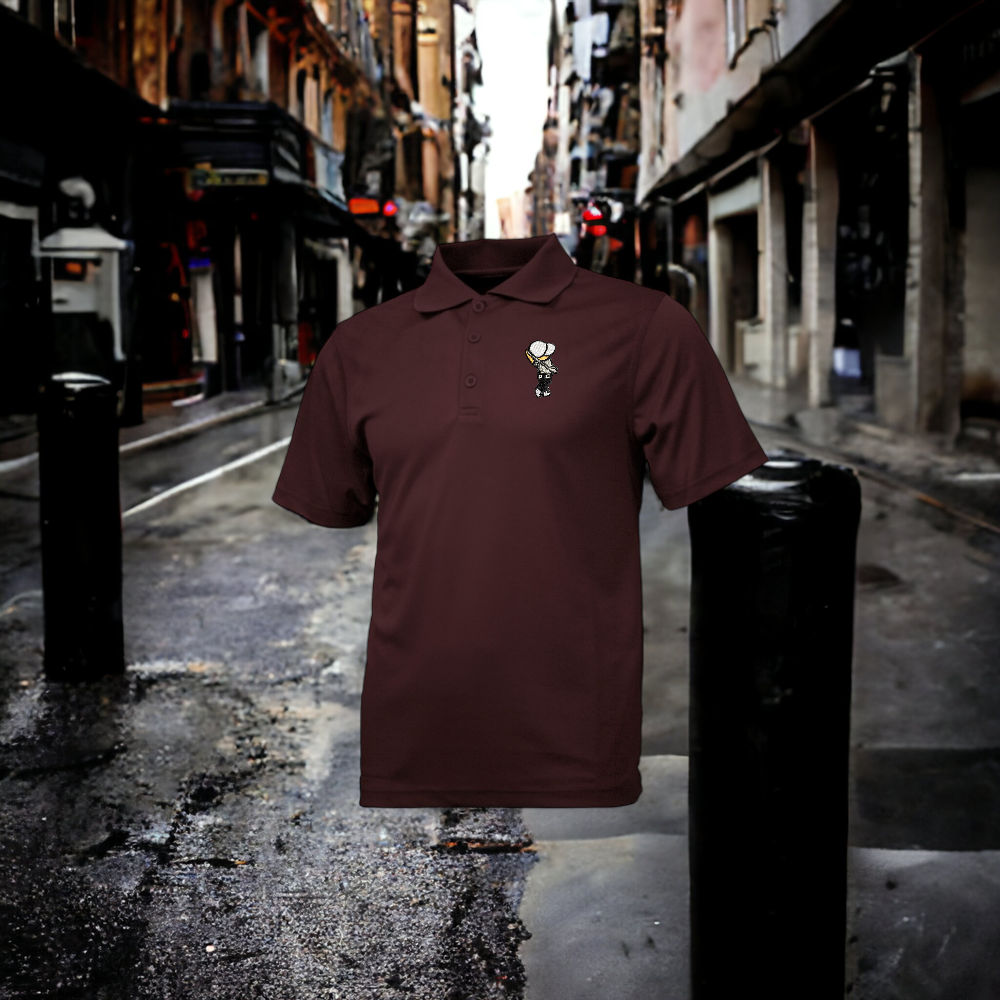 Golfer Bro "El Golf Playa Patch" Polo