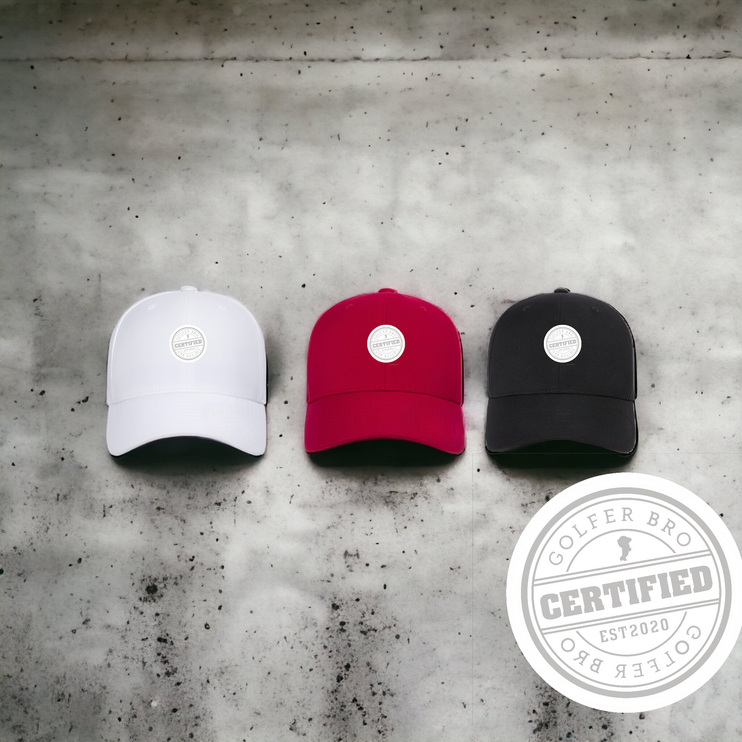 Golfer Bro Certified Curved Bill Fitted