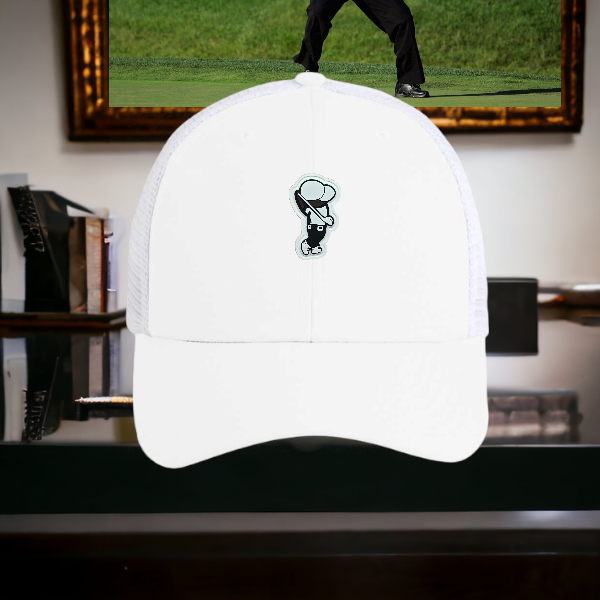 Golfer Bro (PVC Logo) Low Profile Performance Mesh Cap
