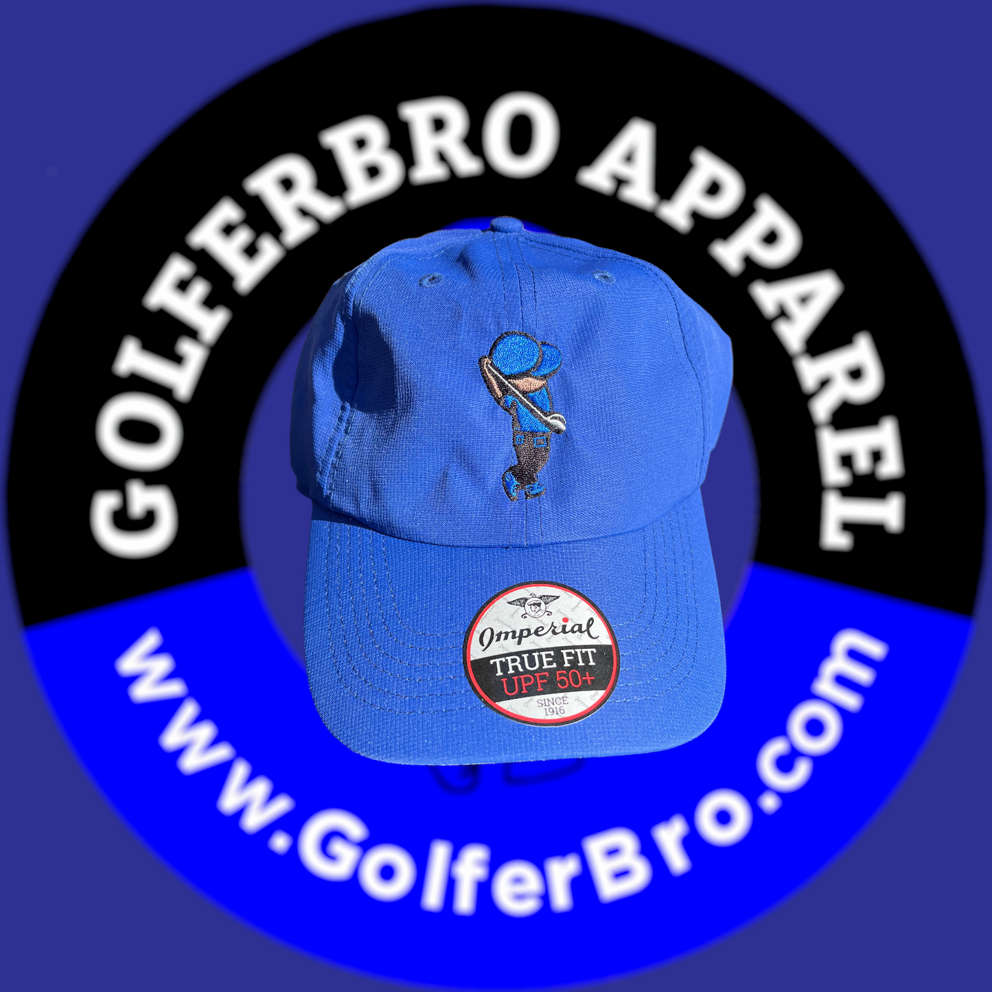 Golfer Bro Unstructured Low Profile Performance Cap