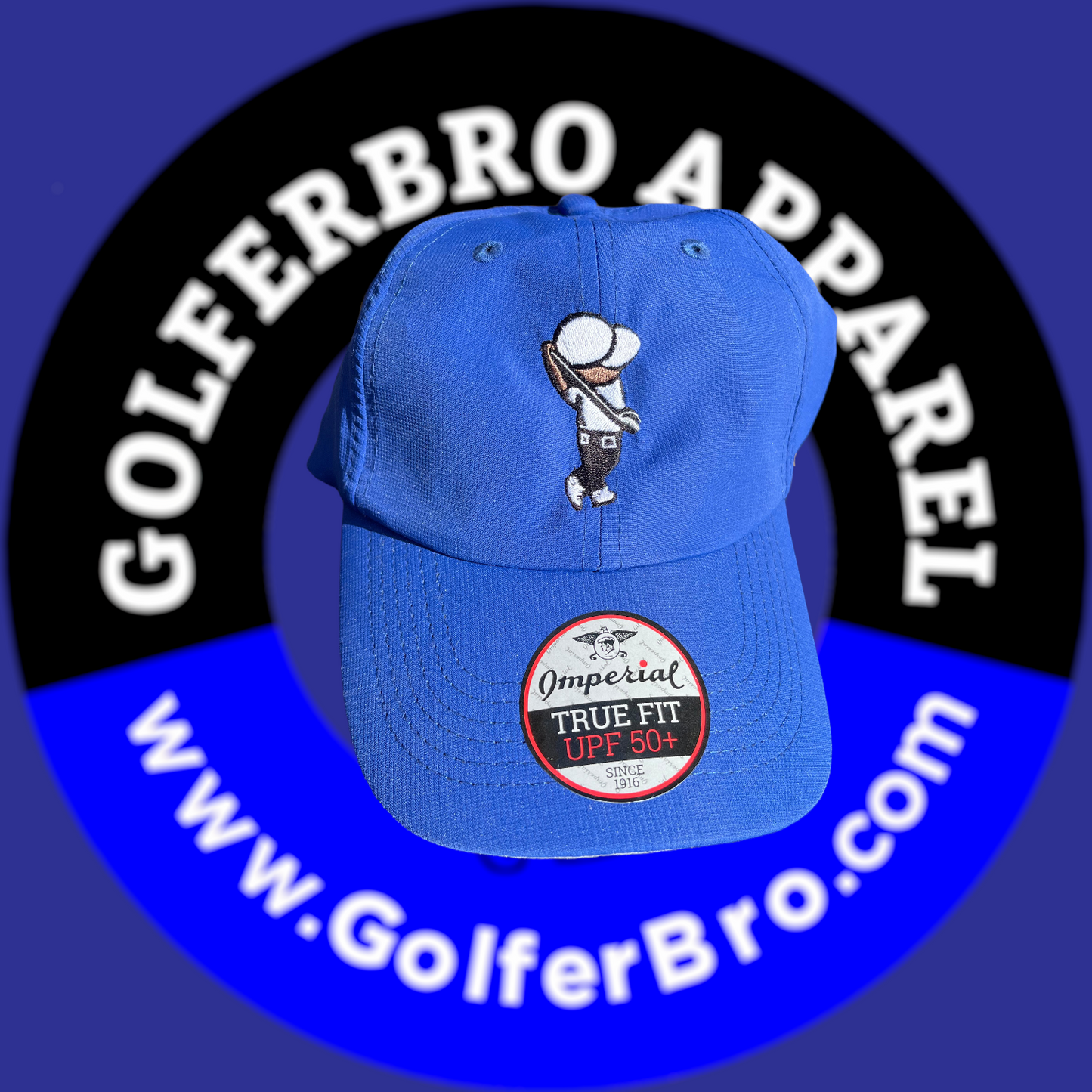 Golfer Bro Unstructured Low Profile Performance Cap