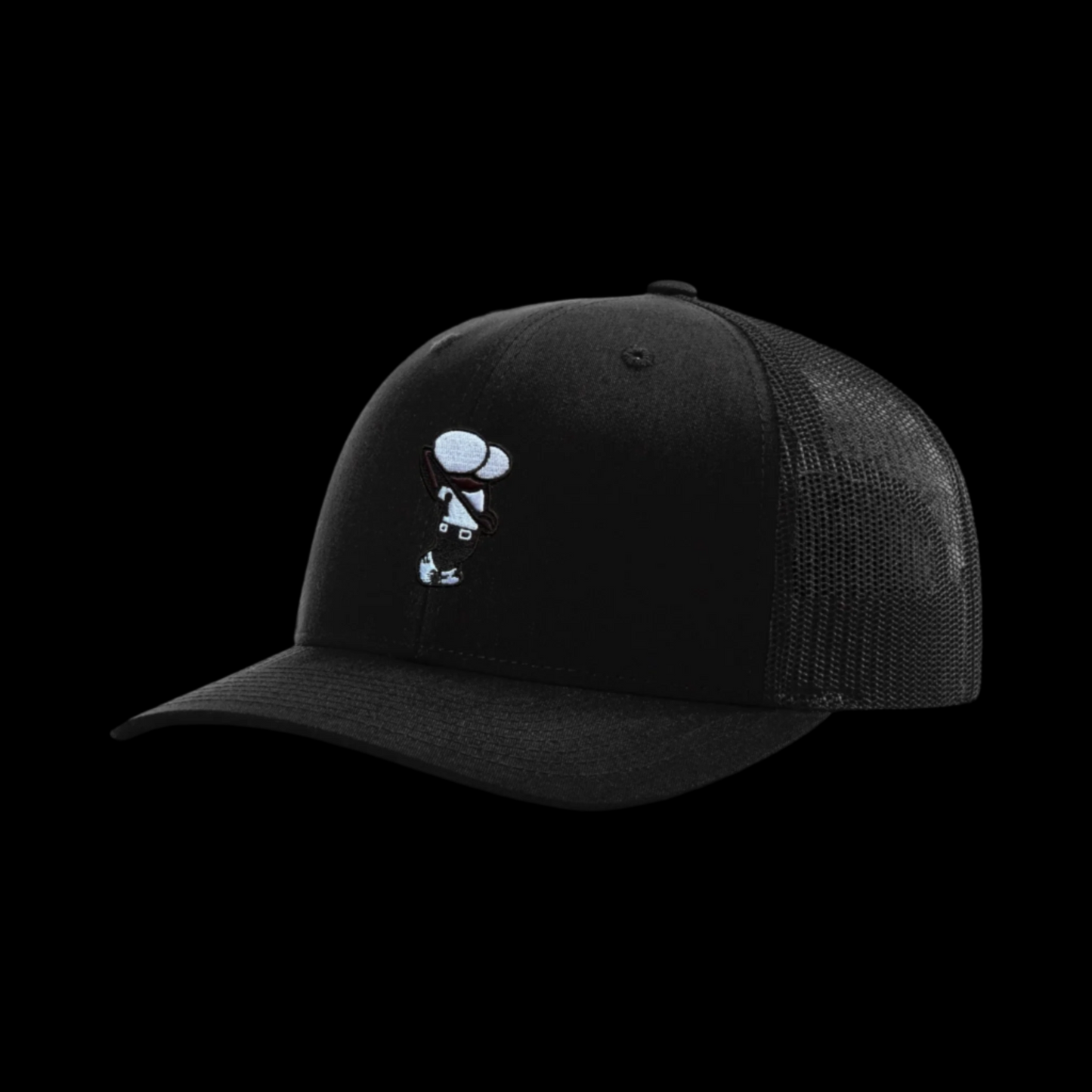 Golfer Bro Youth Trucker (Black)