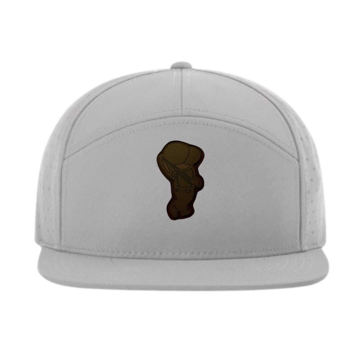 Golfer Bro 7 Panel Snapback (BLACK)