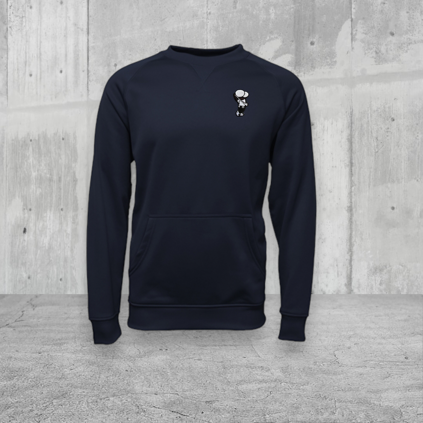 Golfer Bro (Patch Logo) Crewneck Pullover Fleece Sweatshirt