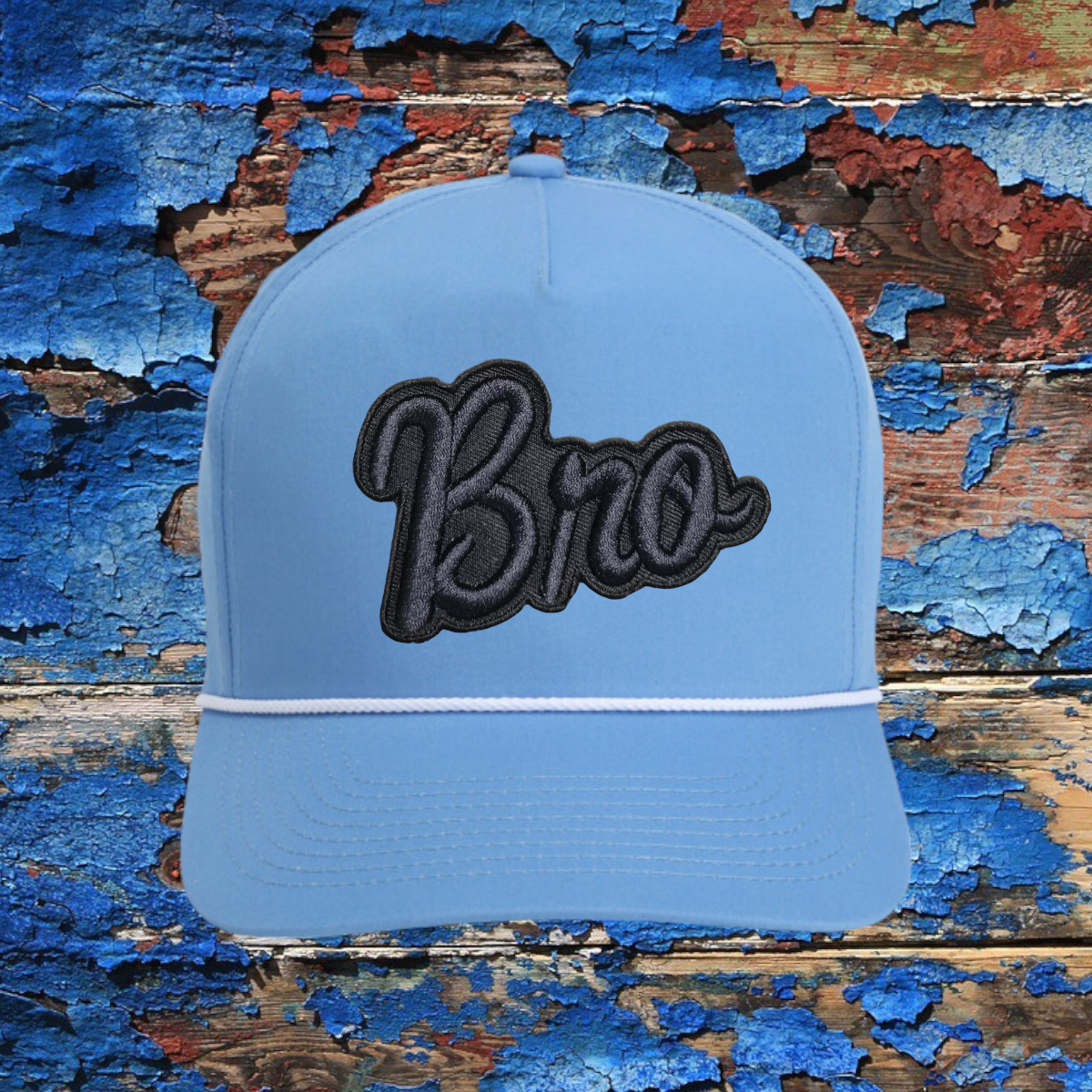 Golfer Bro Structured, five-panel, mid-profile, retro fit with braid