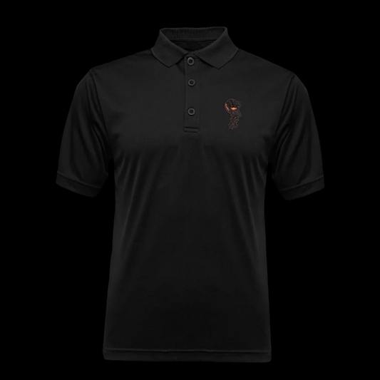 Golfer Bro Men's 4.5oz Performance Polo (BLACK)