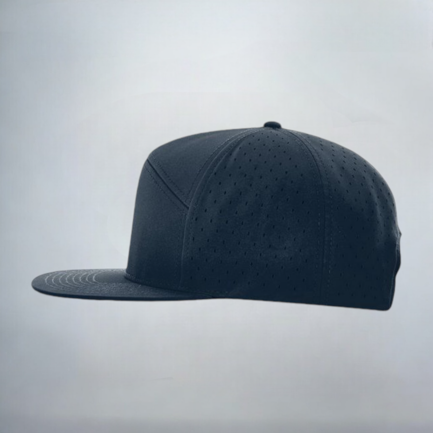 Golfer Bro 7 Panel Snapback (BLACK)