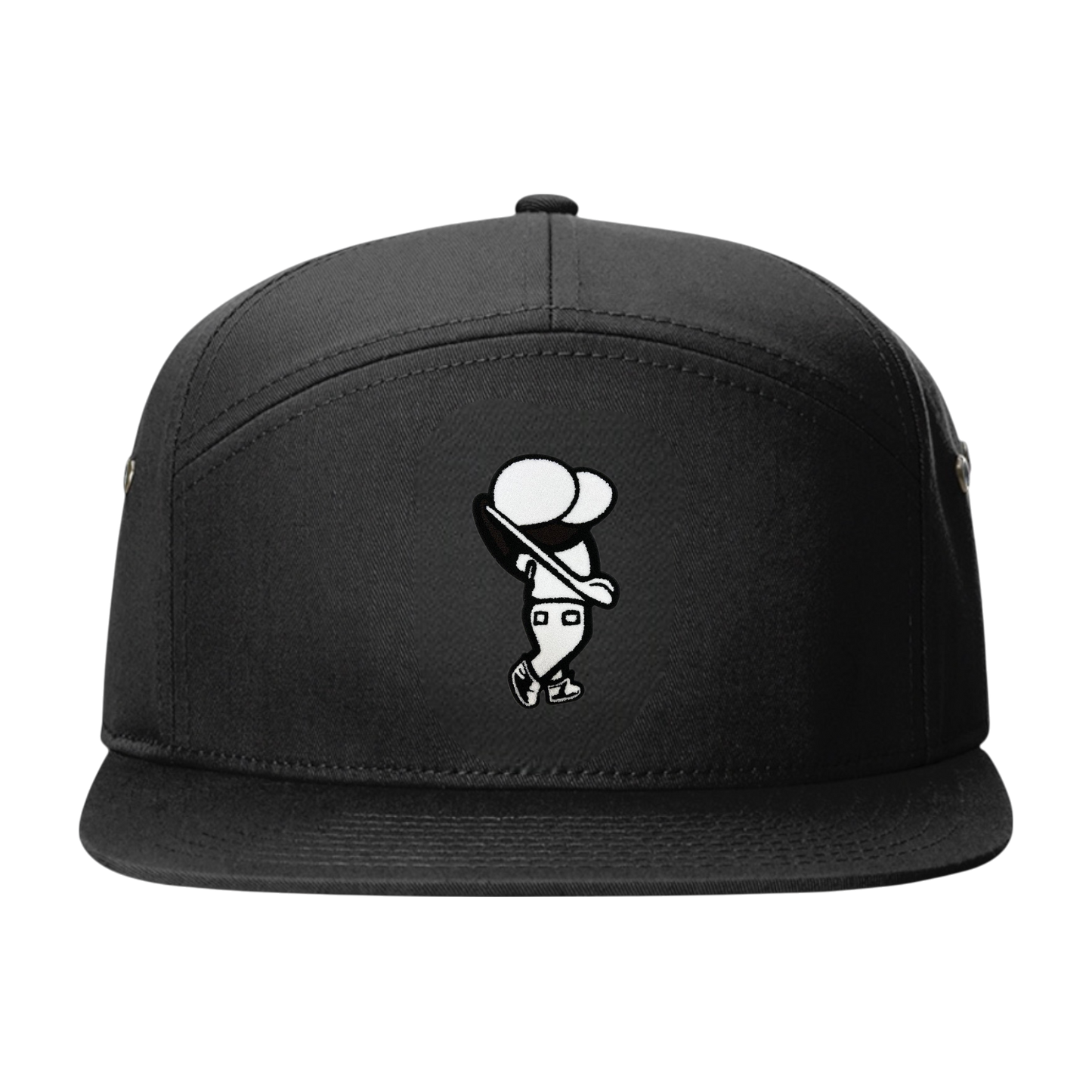 Golfer Bro 7 Panel Snapback (WHITE)