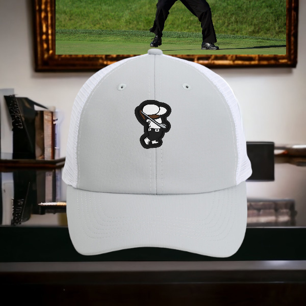 Golfer Bro (PVC Logo) Low Profile Performance Mesh Cap