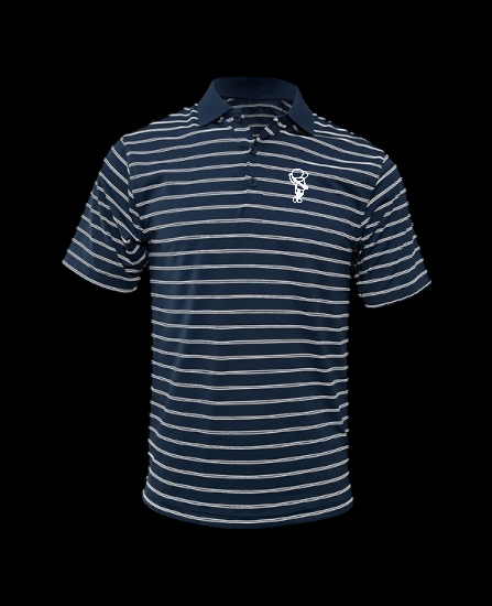 Golfer Bro Striped Polyester & Spandex Polo