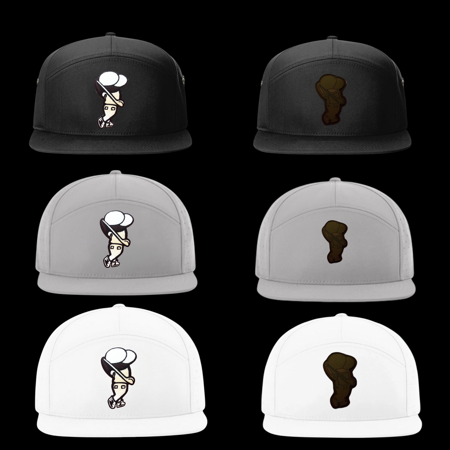 Golfer Bro 7 Panel Snapback