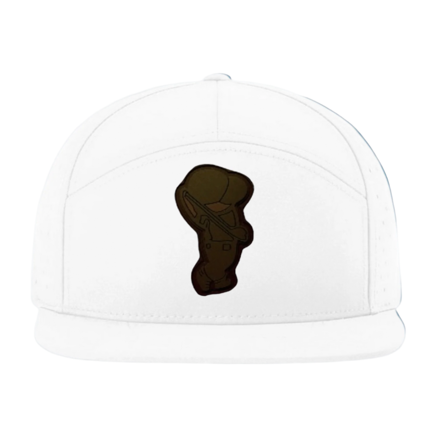 Golfer Bro 7 Panel Snapback (BLACK)