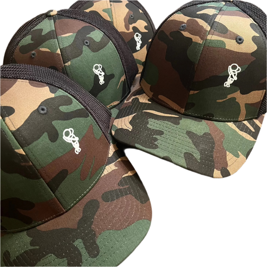 Golfer Bro CAMO Fitted Trucker