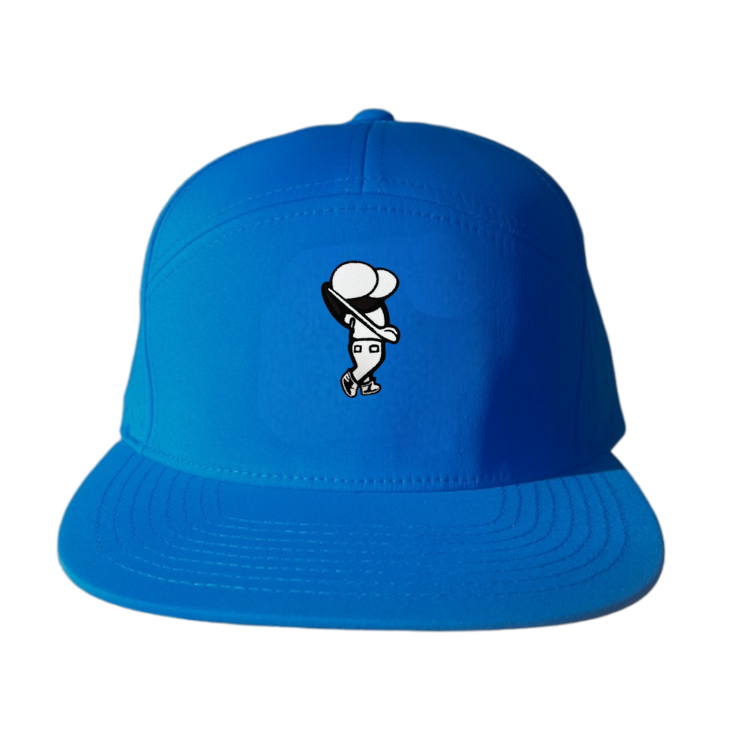 Golfer Bro 7 Panel Snapback (WHITE)