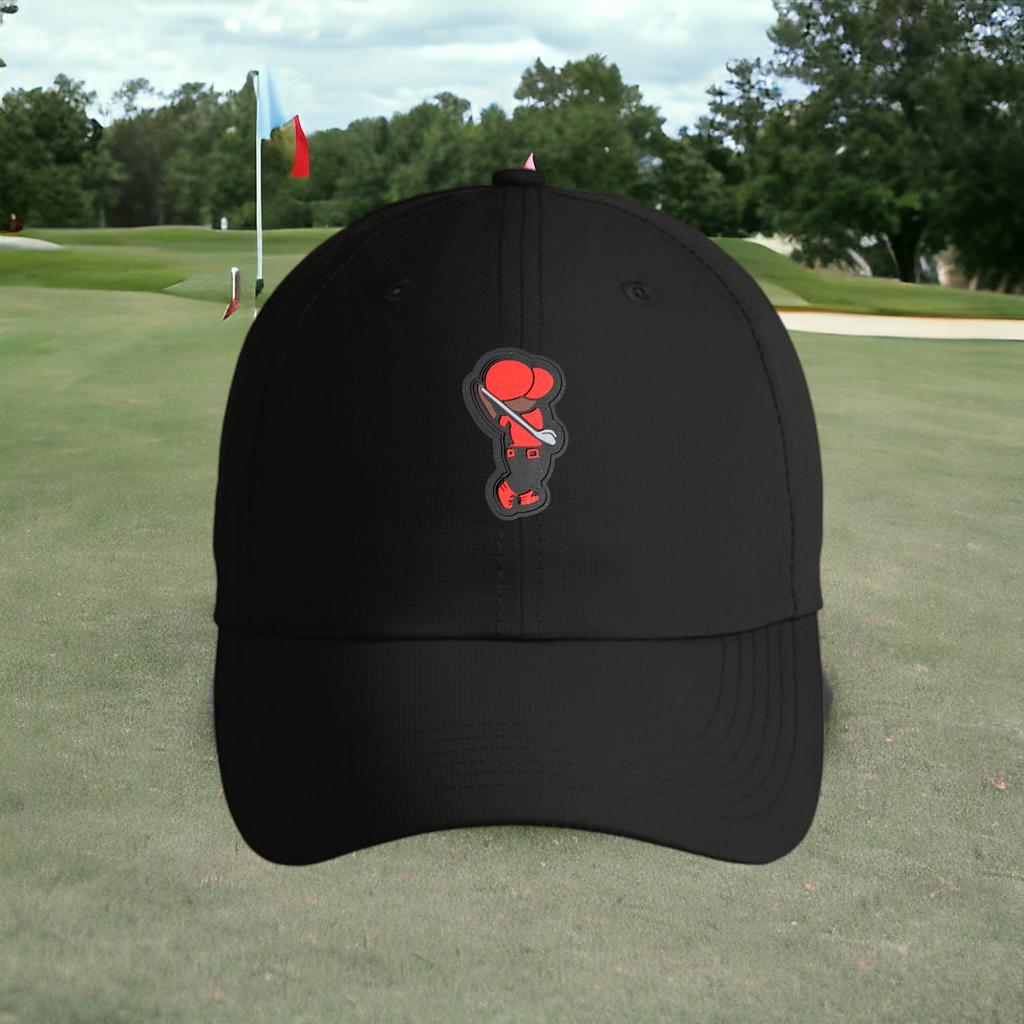 Golfer Bro (Red Logo) Caps