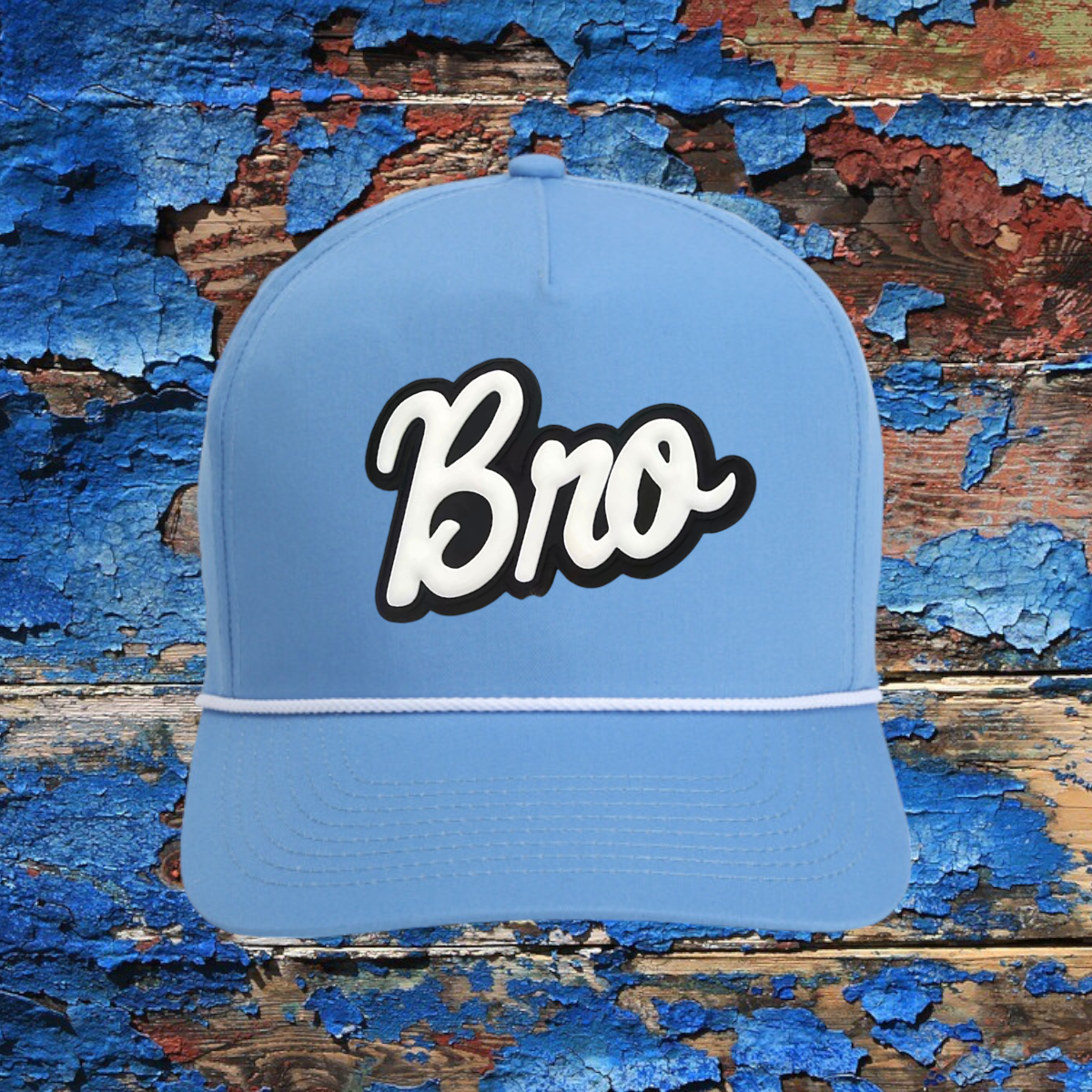 Golfer Bro Structured, five-panel, mid-profile, retro fit with braid