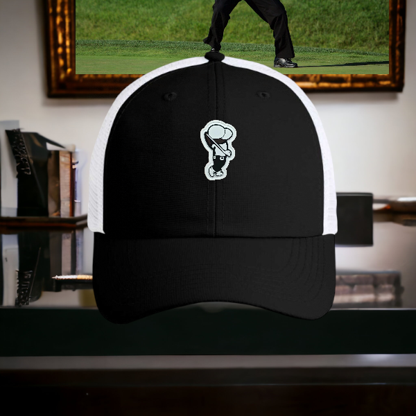 Golfer Bro (PVC Logo) Low Profile Performance Mesh Cap