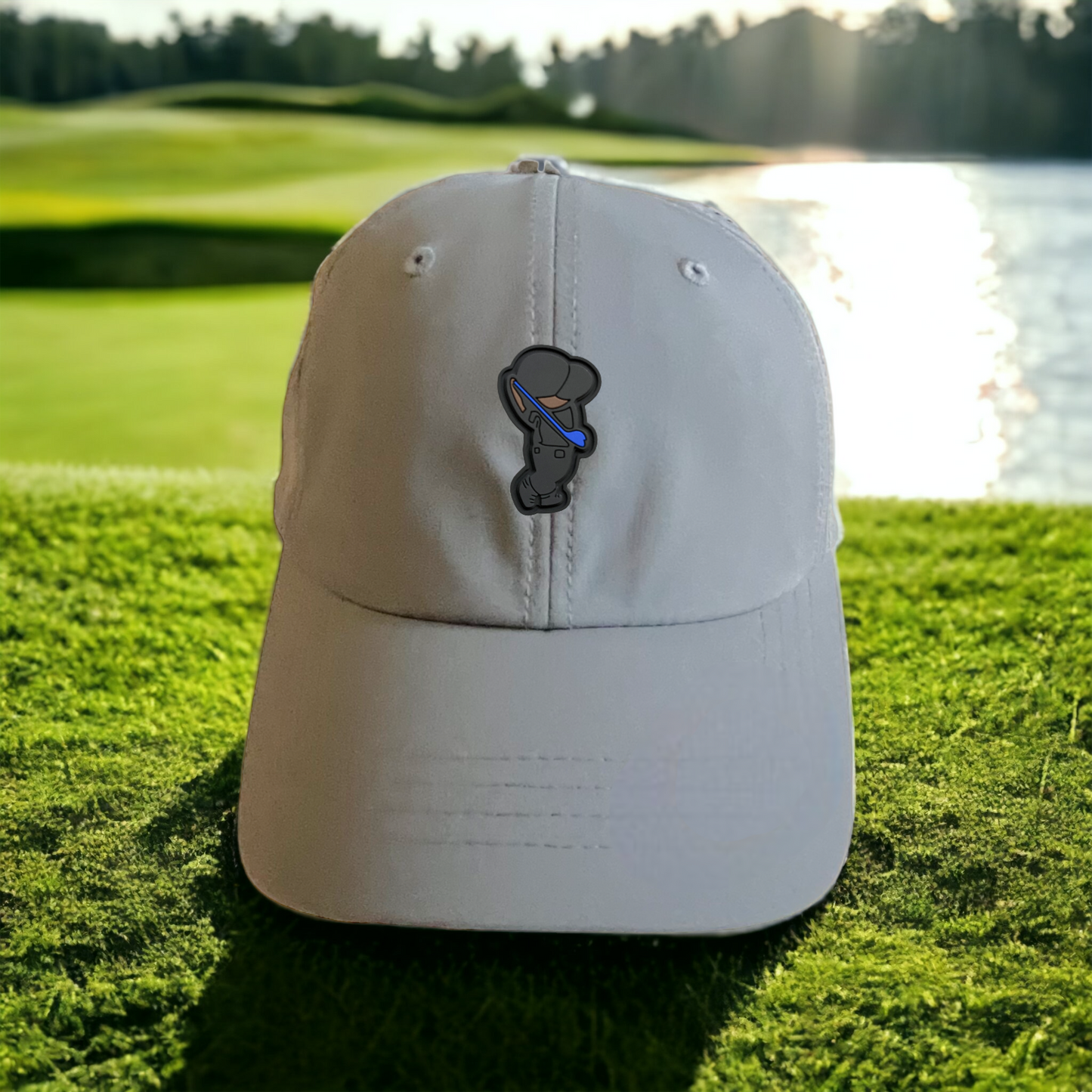 Golfer Bro (PVC Logo) Unstructured Low Profile Performance Cap