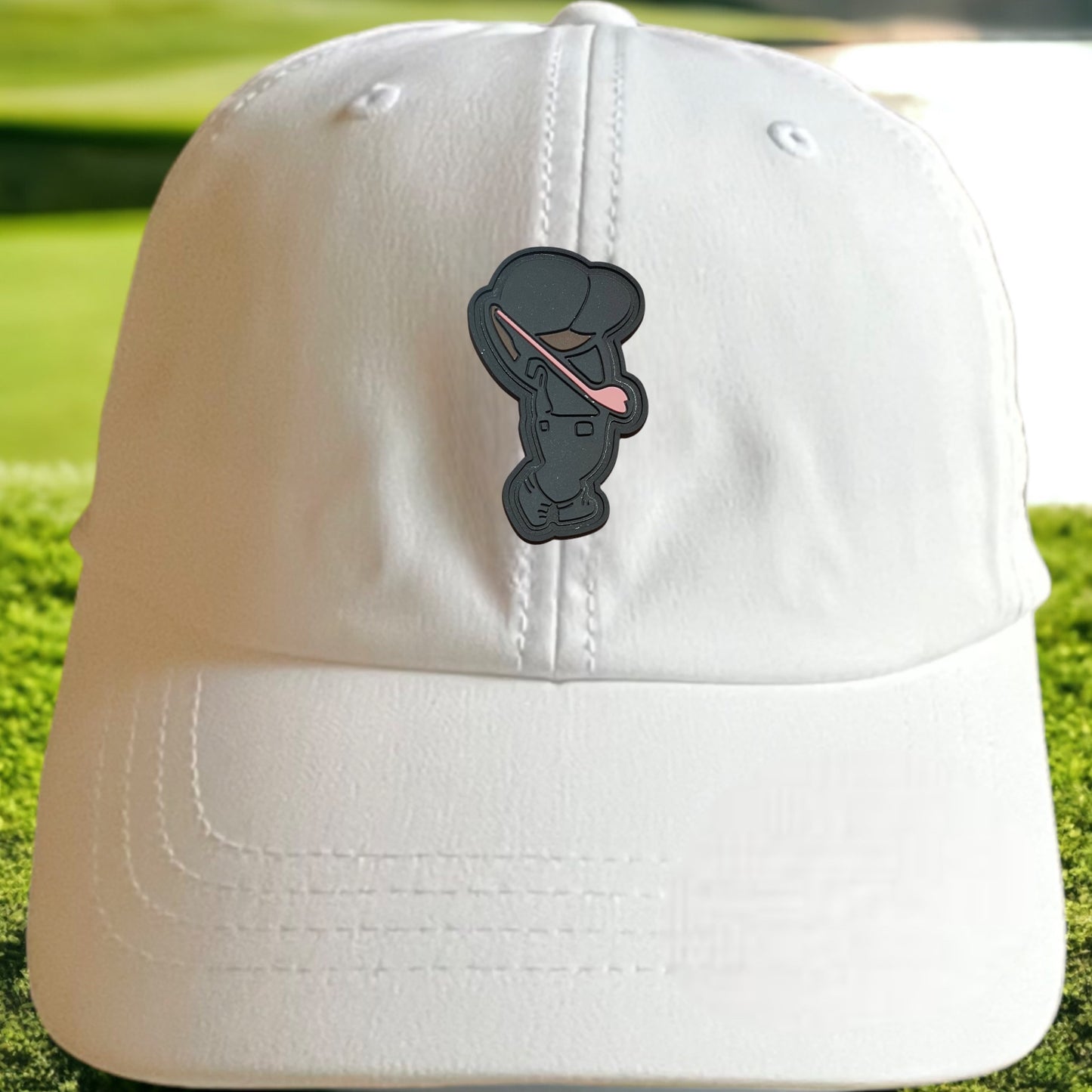 Golfer Bro (PVC Logo) Unstructured Low Profile Performance Cap