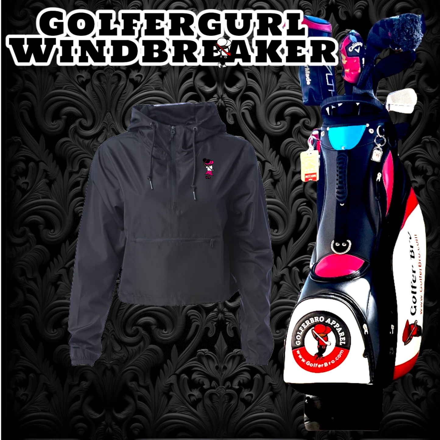 Golfer Girls Wind breaker Jacket